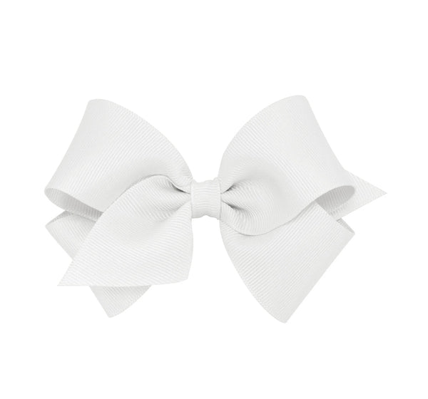 Small Solid Gro Basic Bow White