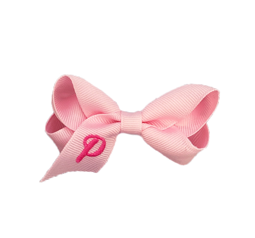 Mini Monogram Gro Bow Light Pink P
