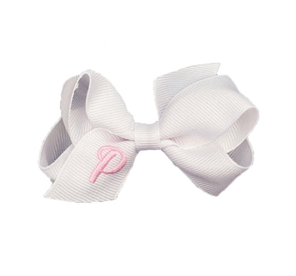 Mini Monogram Gro Bow White P