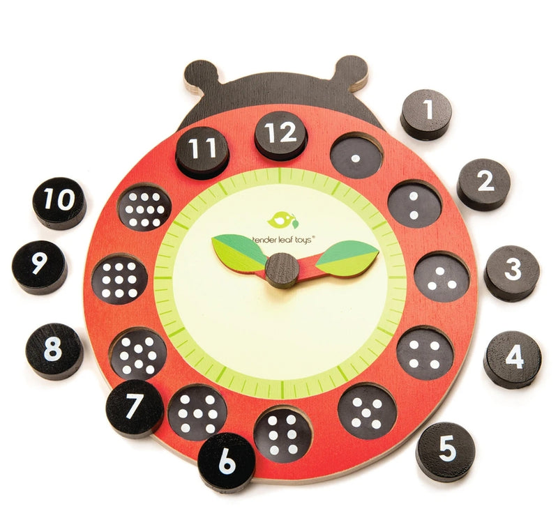 Reloj de aprendizaje en forma de catarina -Tender Leaf Toys