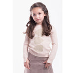 Suéter color avena con corazones - imoga
