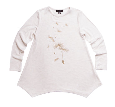 Playera y Leggings color avena con detalles dorados - Imoga