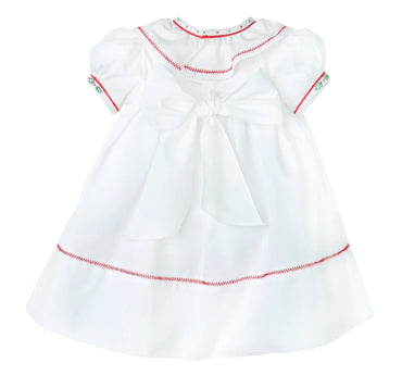 Vintage Classics Ruffle Dress W/Red
