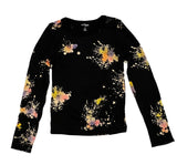 Playera y leggings spray multicolor -Flowers by zoe
