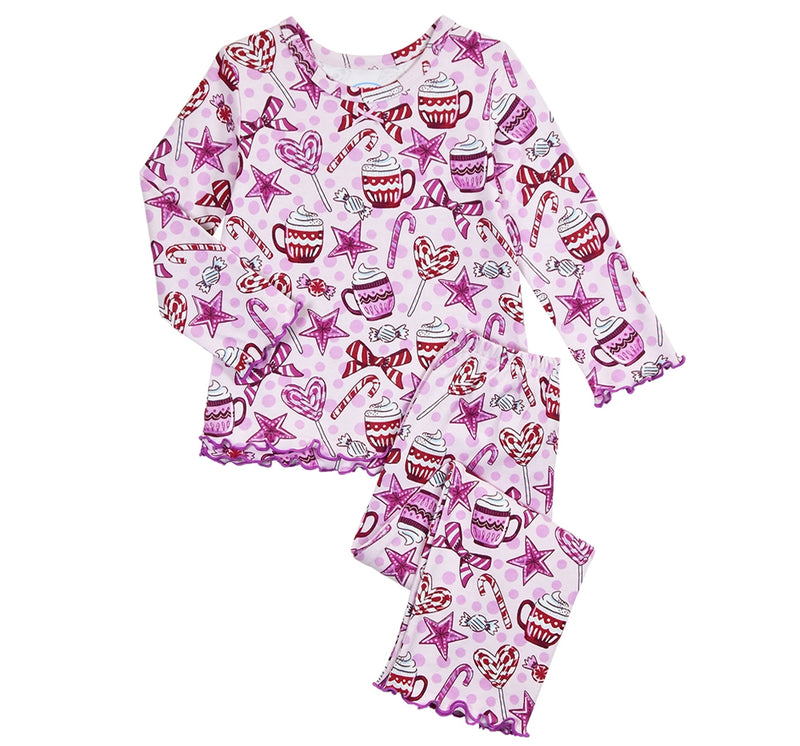 Pijama con volantes Cocoa & Candy -Sara's Prints
