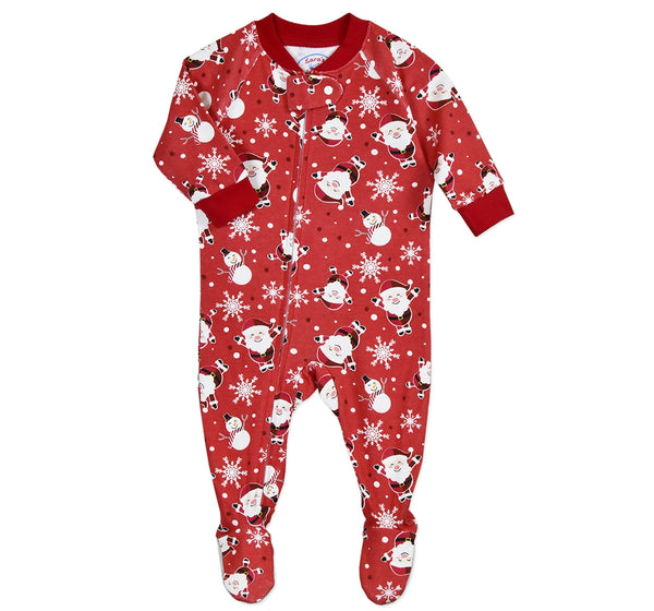 Pijama mameluco rojo de santa -Sara's Prints
