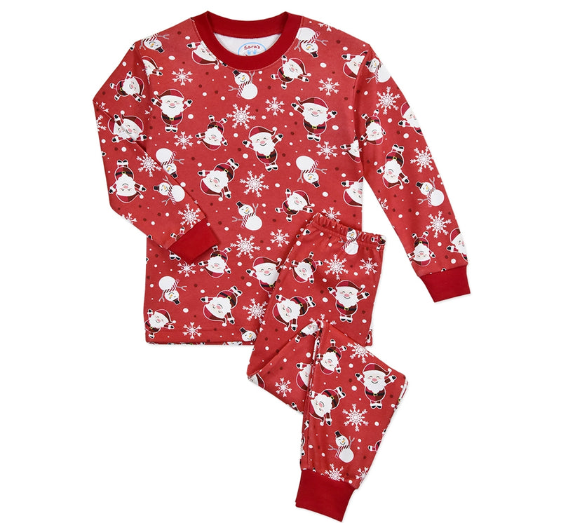 2PC pijama roja de santa -Sara's Prints