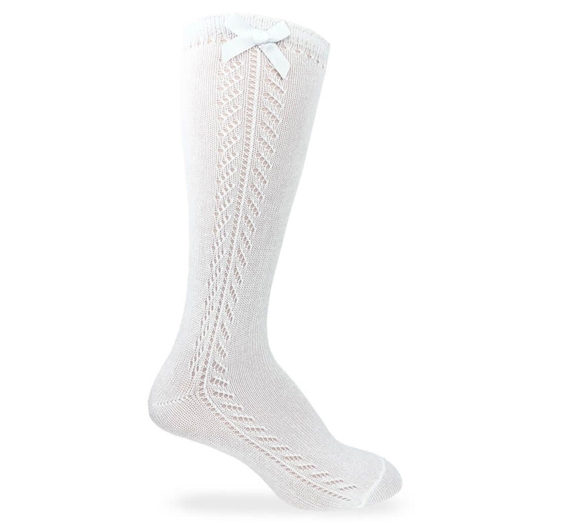 Calcetines con moño blancos chicos -Jefferies