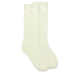 Calcetines con moño ivory toddler -Jefferies