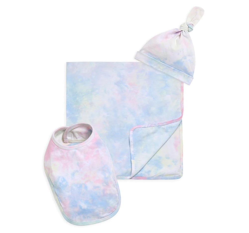 Swaddle Set Tie Dye Pink-Blue