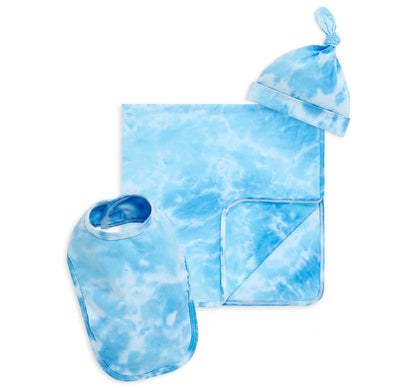Swaddle Set Tie Dye Blue