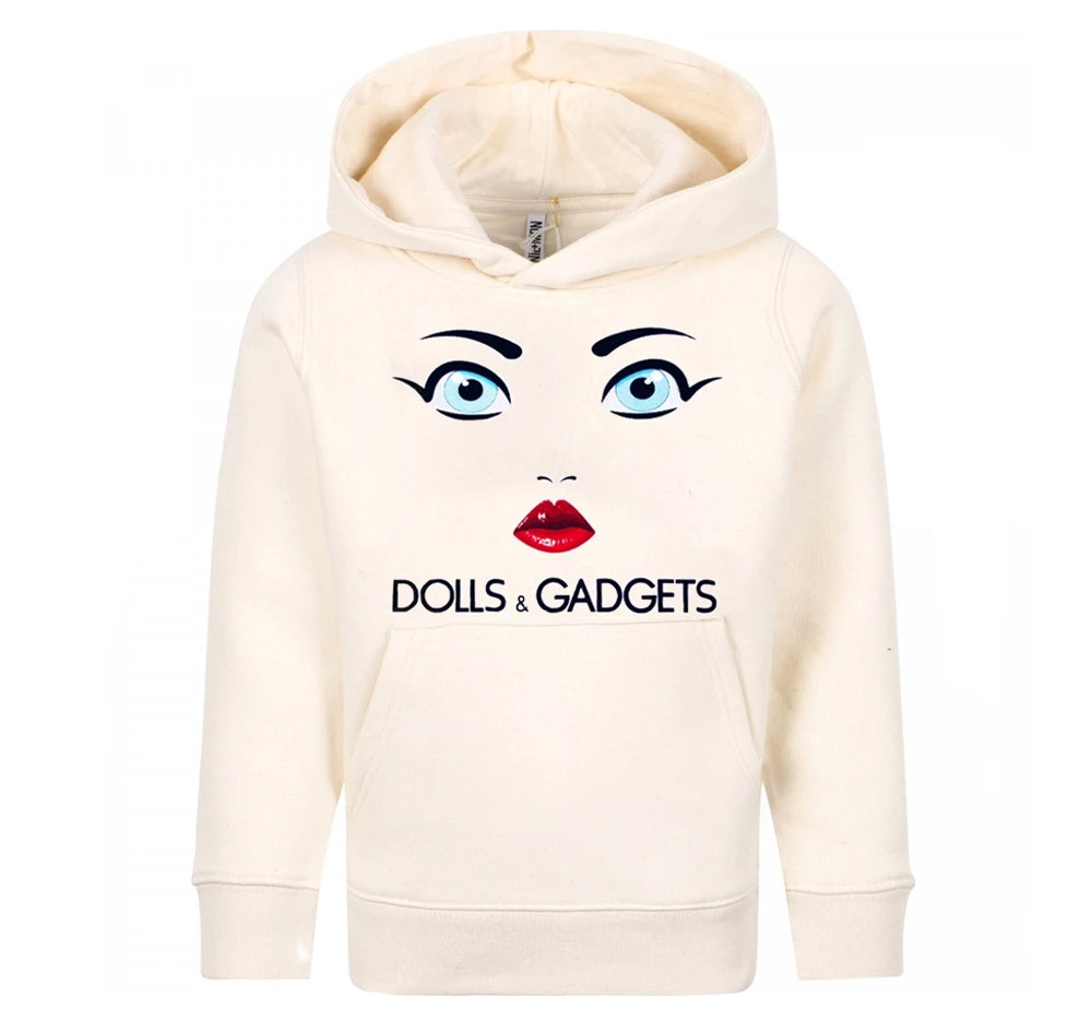 Hoodie crema Dolls & Gadgets -Nil & Mon