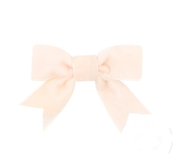 Mini King Velvet Bowtie Ivory