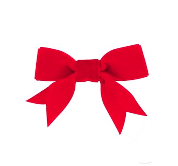 Mini King Velvet Bowtie Red