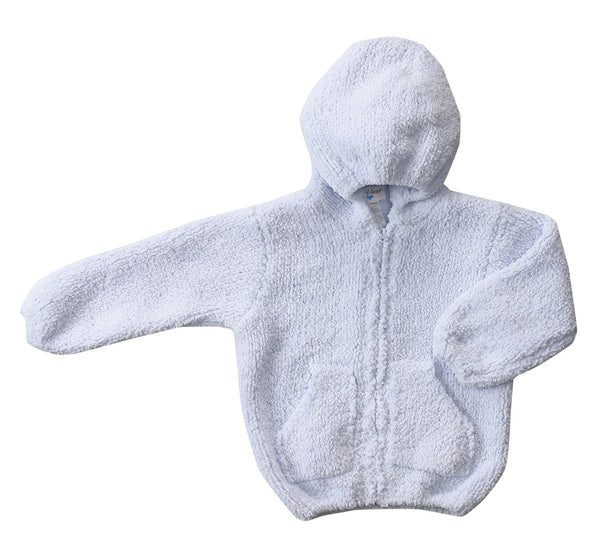 Chenille Hoodie Light Blue