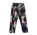 Playera de manga larga y leggings de pintura multicolor abstracta -Flowers by zoe