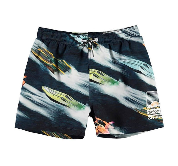 Traje de baño shorts navy de botes -Molo