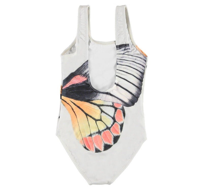 Traje de baño blanco de mariposa -Molo