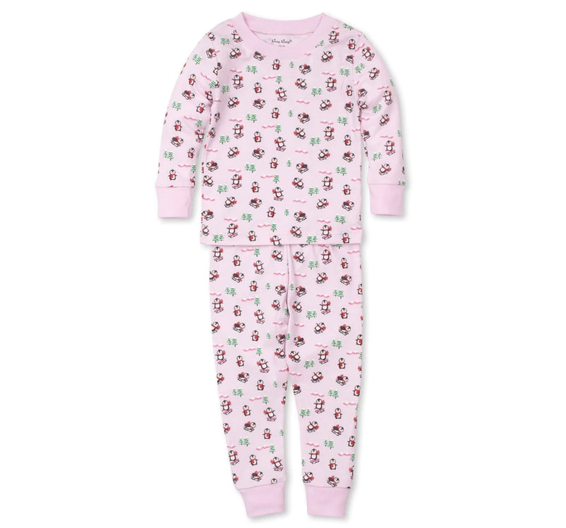 2PC pijama rosa de pingüinos -Kissy Kissy