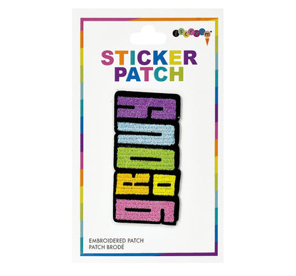Parche bordado multicolor groovy -IScream