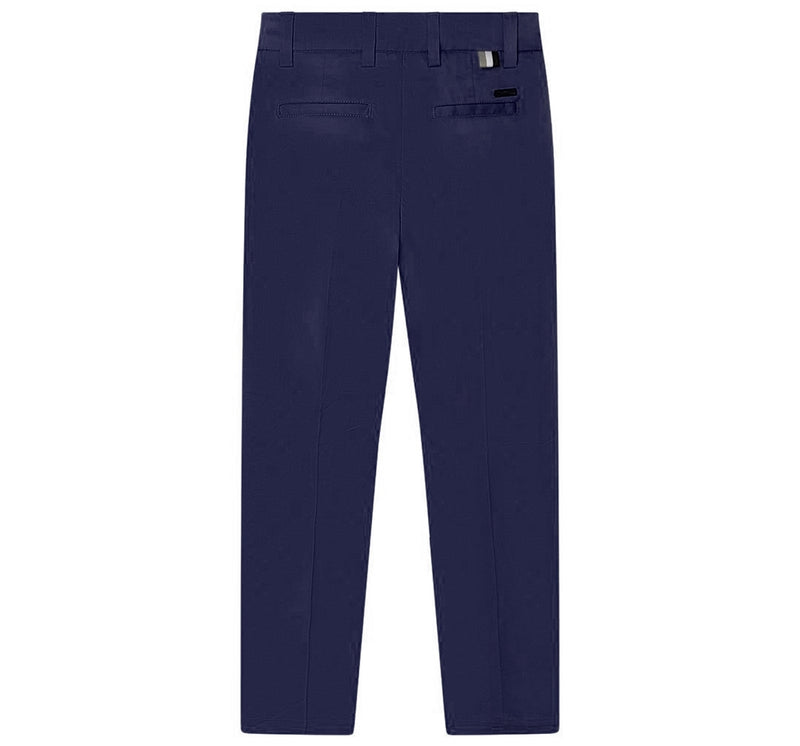 Pantalones plisados navy -Hugo Boss