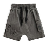 Playera NO! vintage y shorts grises -Nununu