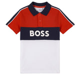 Playera polo con bloques de color -Hugo Boss
