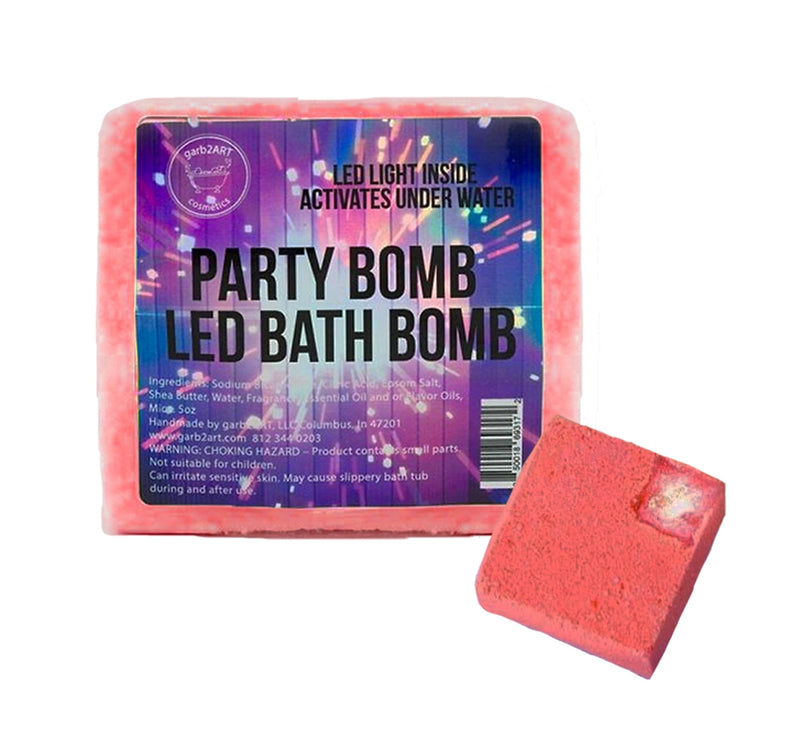 Bomba de baño led rosa-Garb2art