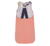Blusa deportiva rosa/coral de flores -Molo
