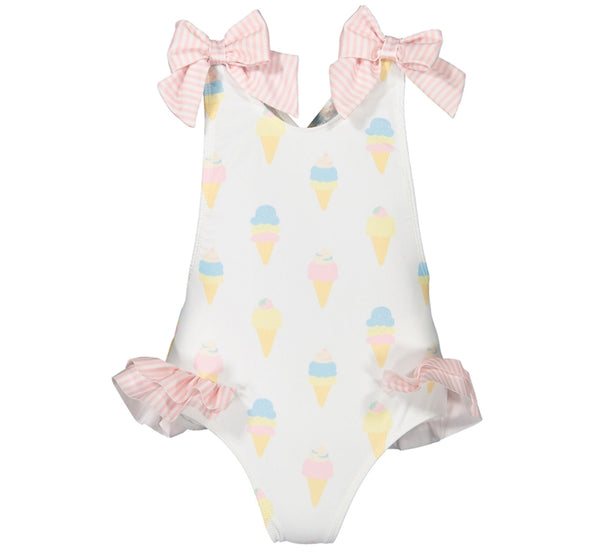 Traje de baño de conos de nieve con moños -Sal & Pimienta
