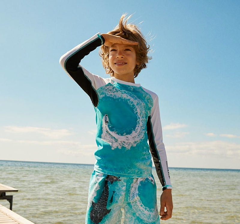 Rash guard y shorts boat spin -Molo