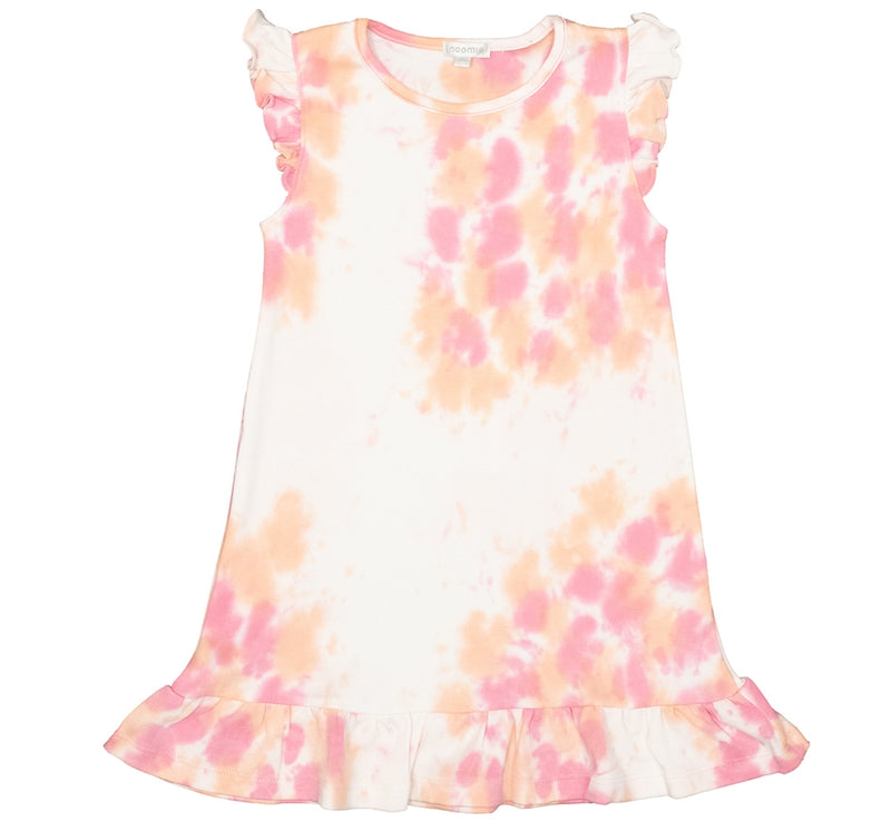 Vestido sin mangas tie dye rosa/ naranja -Noomie