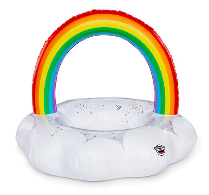 Inflable flotador de arcoíris y nubes -Big Mouth