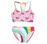 Traje de baño bikini de arcoíris y corazones -Appaman