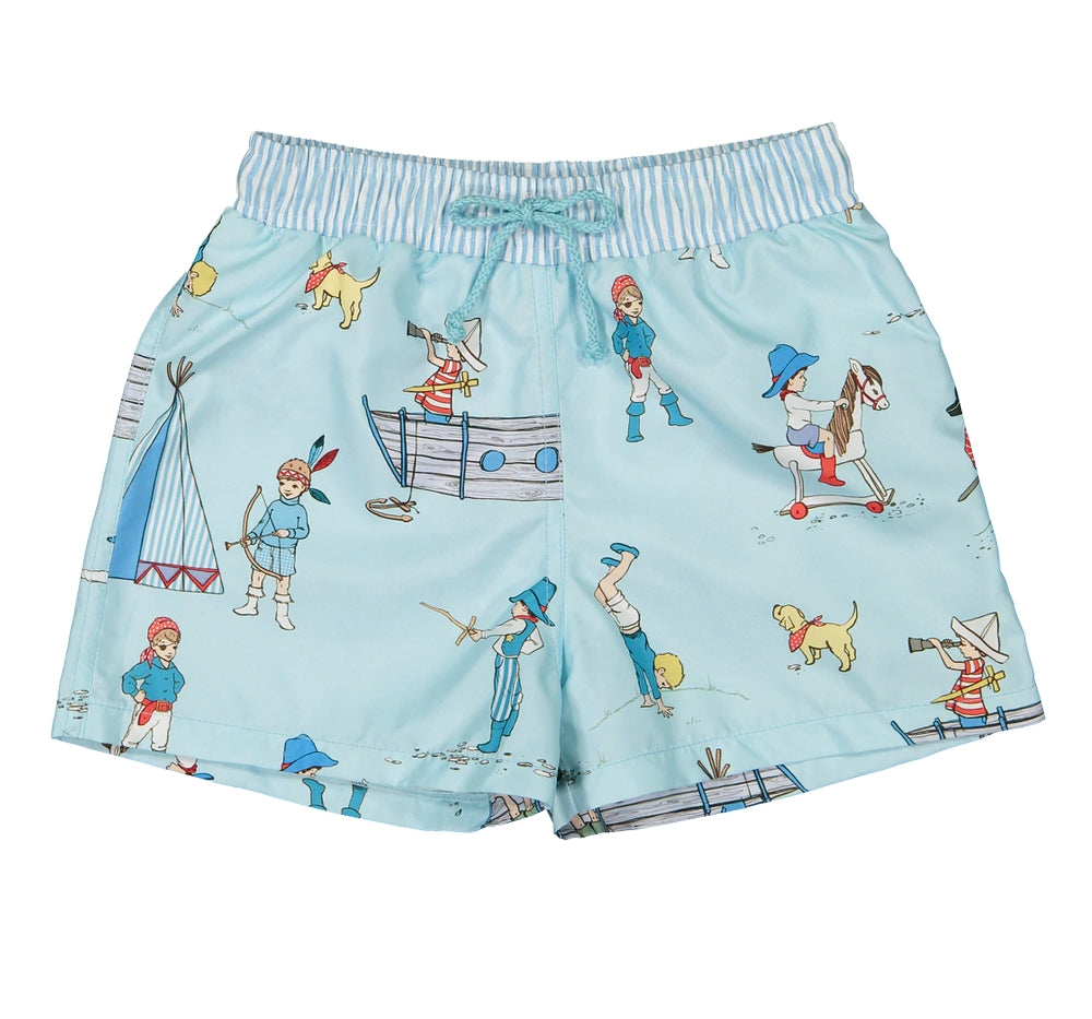 Traje de baño shorts de piratas -Sal & Pimienta