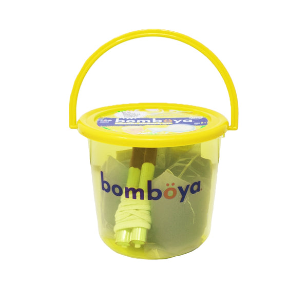 Kit portatil amarillo de burbujas -Bomboya