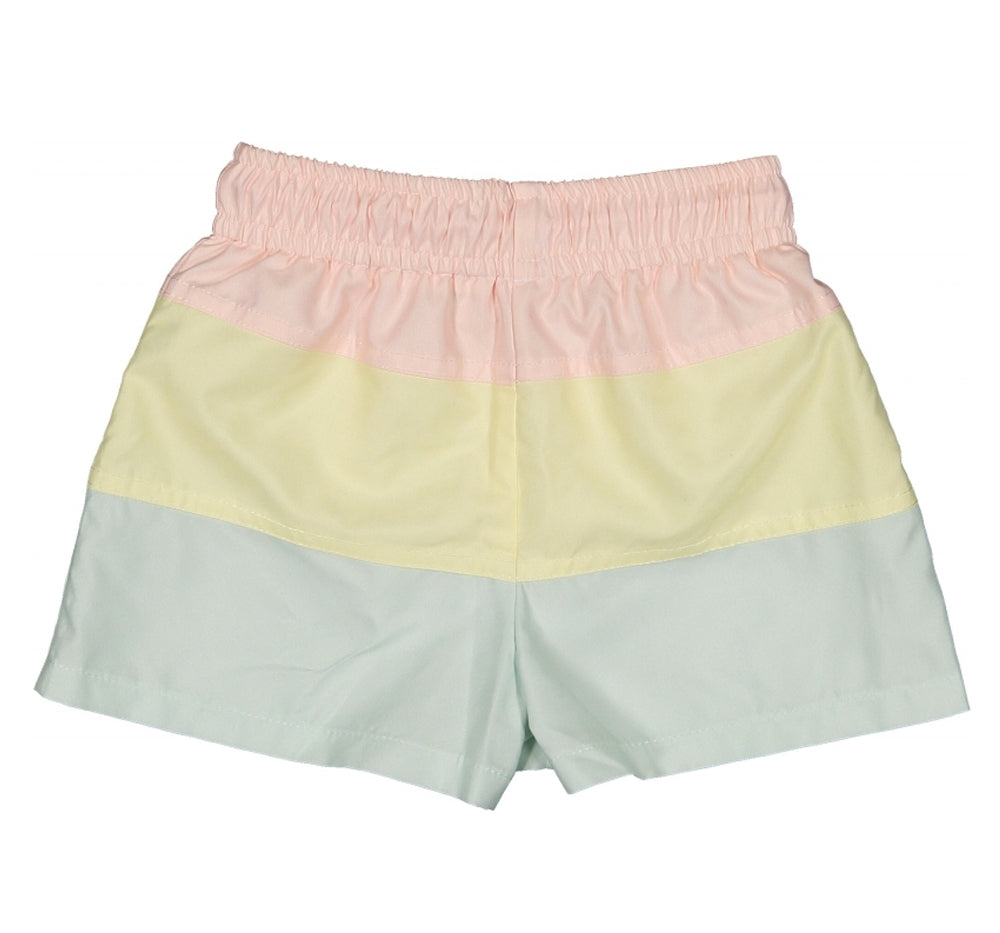 Traje de baño shorts de cuadros azules -Sal & Pimienta