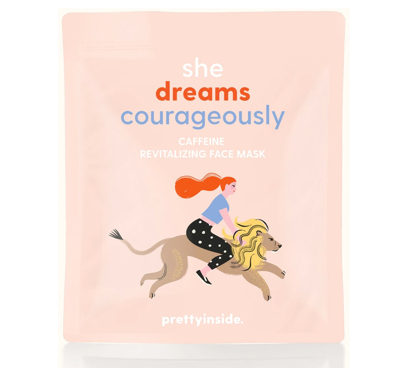 Face mask She Dreams Courageously -Musse