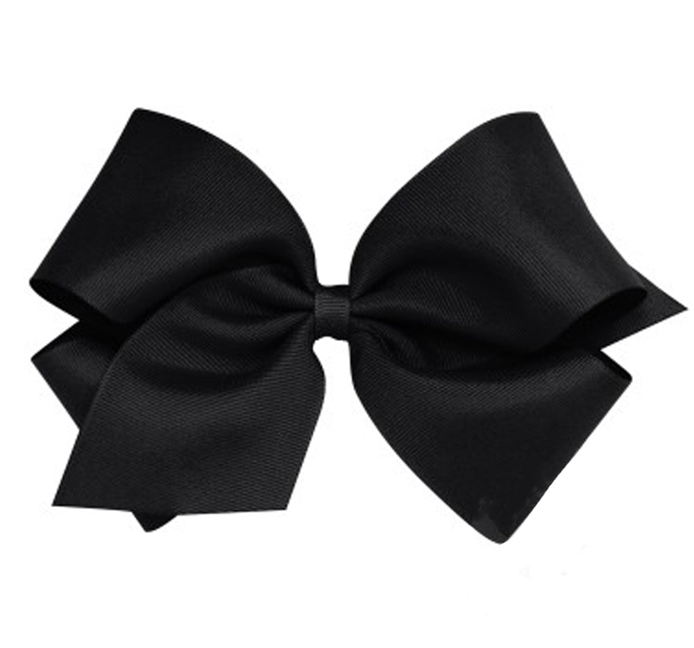 King Grosgrain Bow Black