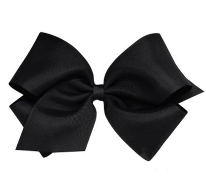 King Grosgrain Bow Black