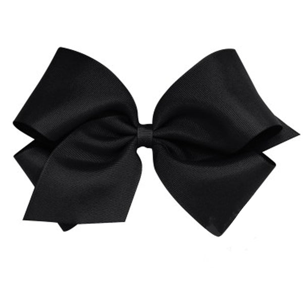 King Grosgrain Bow Black