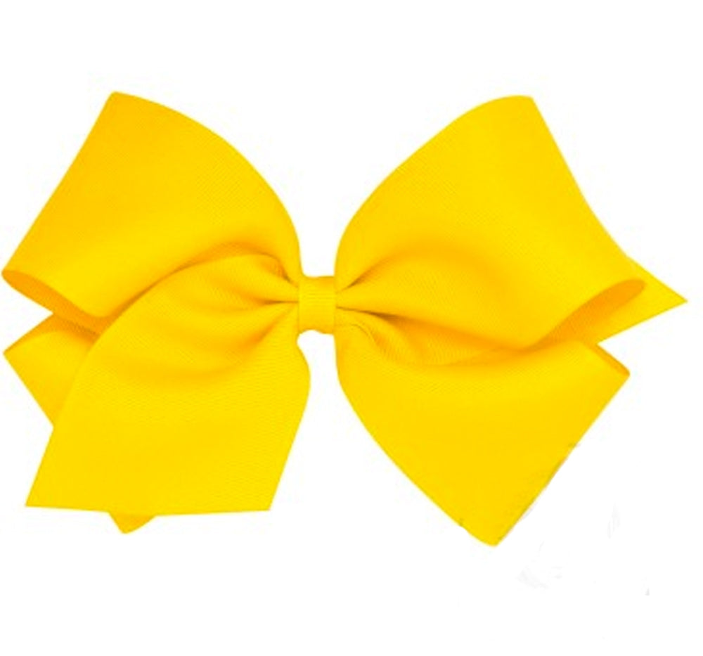 King Grosgrain Bow Yellow