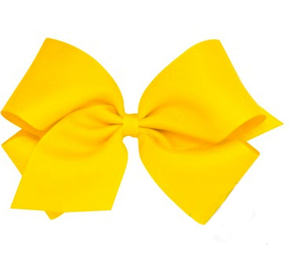King Grosgrain Bow Yellow