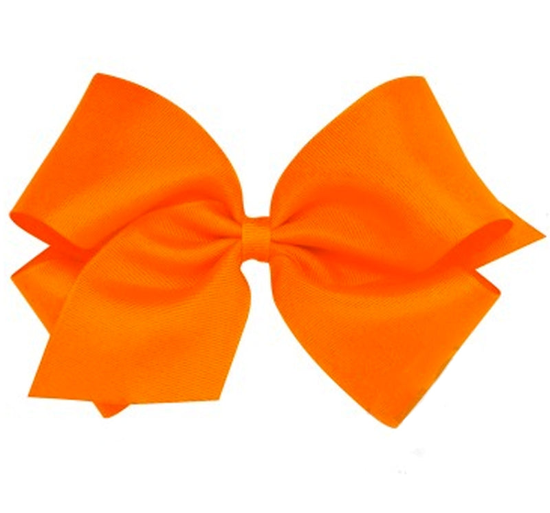 King Grosgrain Bow Orange