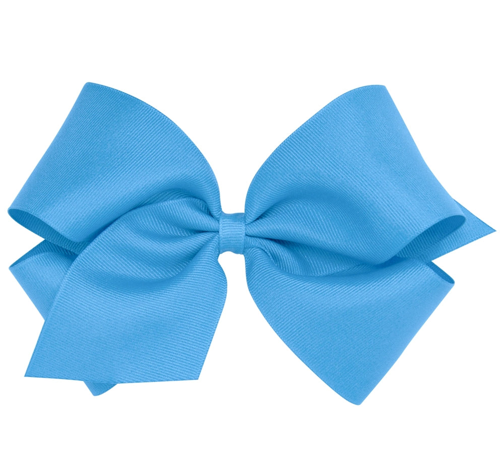 King Grosgrain Bow Blue