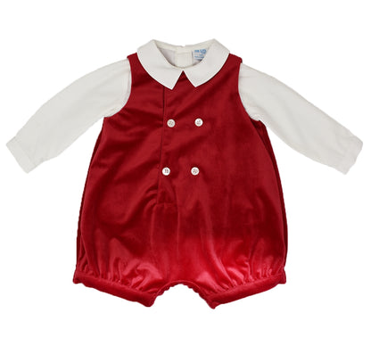 Deluxe Velvet Float Boy Romper
