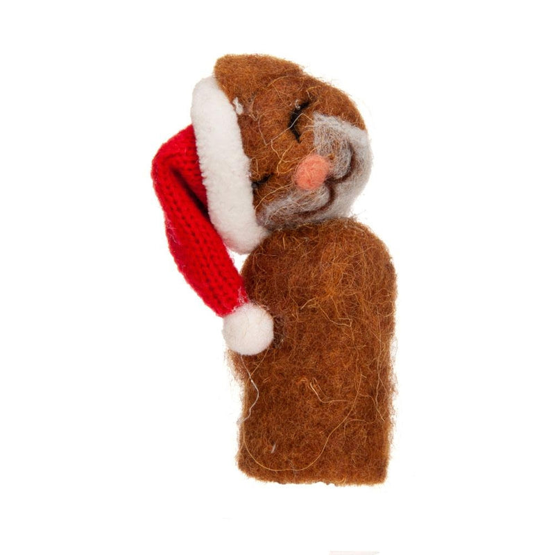 Christmas Finger Puppet Cat