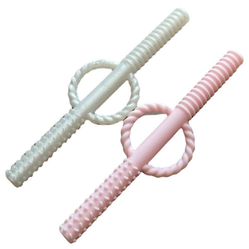 Teething Tube Set Pearl/Babys Breath