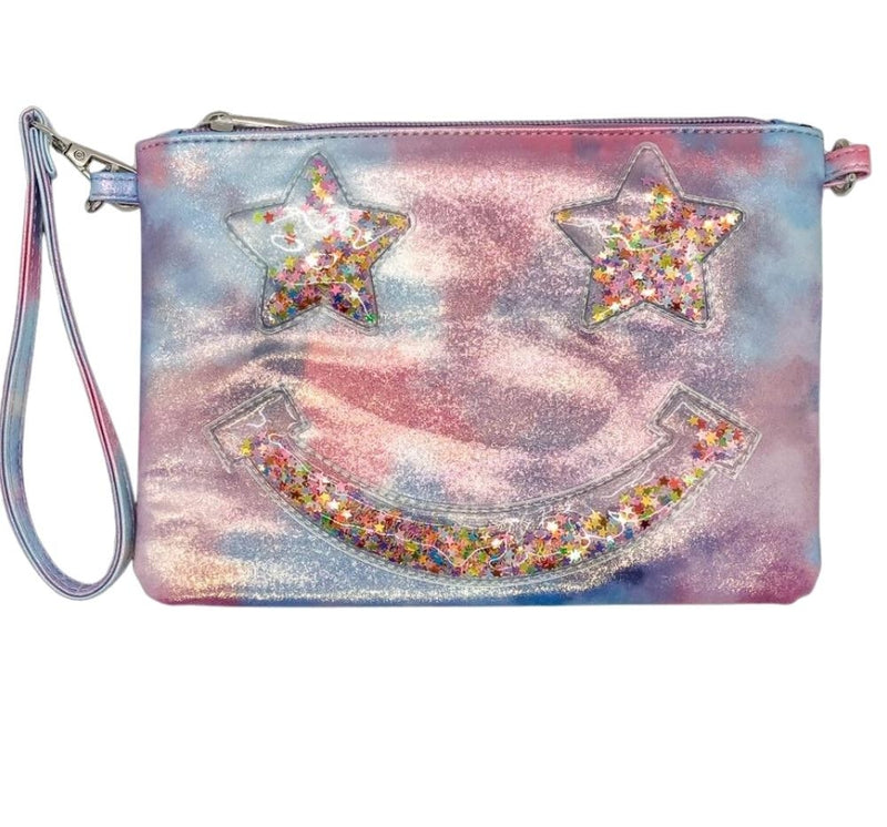 Bolsa Smile Tie Dye Azul