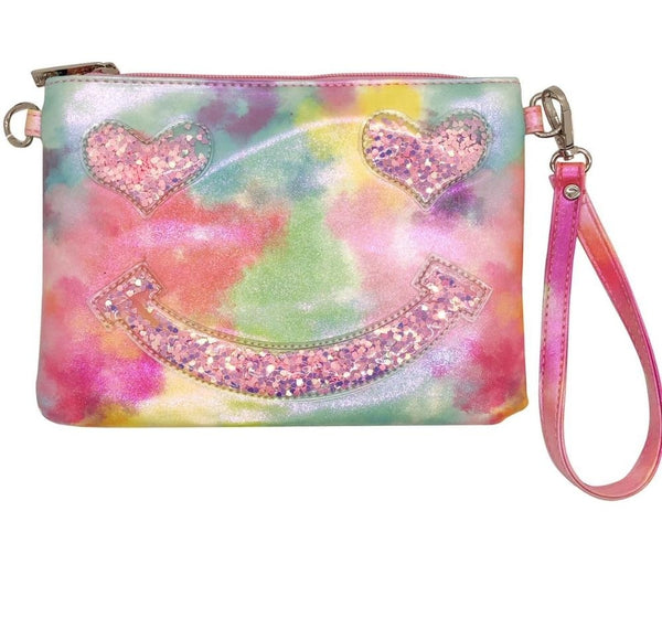 Bolsa Smile Tie Dye Rosa